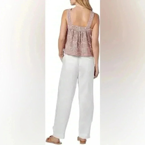 NWT Joie Emre Silk Tank Porcelain Burnt Henna Size Small - Picture 3 of 9